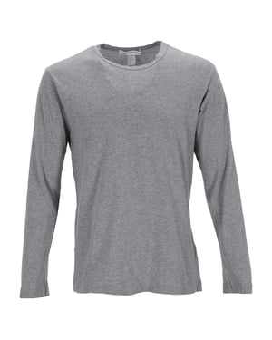 Comme des Garçons T-shirt met lange mouwen van grijs katoen