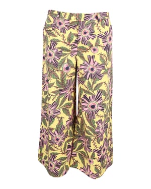 Red Valentino bedrukte broek met wijde pijpen in veelkleurig polyester
