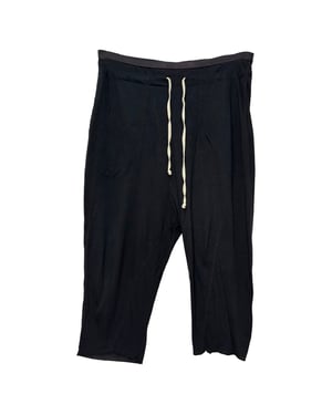 Rick Owens broek met trekkoord in zwarte viscose