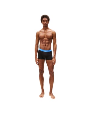 Tommy Hilfiger Klassieke boxershorts van katoenmix voor heren (set van 3) (Oranje/Blauw/Groen)
