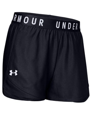 Under Armour Play Up 2-in-1-short voor dames (Zwart)