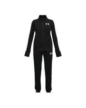 Under Armour Gebreid trainingspak voor meisjes (Zwart)