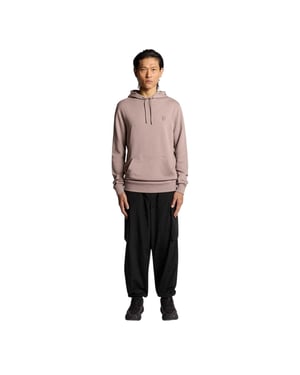 Lyle & Scott Heren-hoodie met lange mouwen en geborduurd logo (Fife)