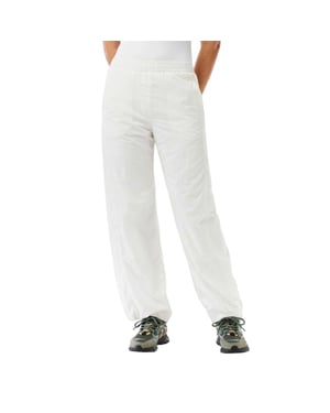 Lacoste Unisex geweven trainingsbroek met rechte pijpen voor volwassenen (Crème)