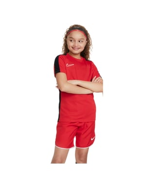 Nike Swoosh-shirt van de Kinderacademie (Rood/Wit)