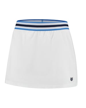 K-Swiss Dames Kleurblok Tennis Skort (Wit)