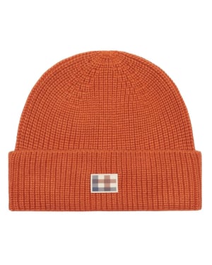 Aquascutum Unisex Active Wool Blend muts voor volwassenen (Roest Oranje)
