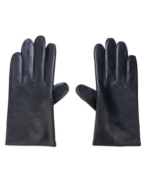 Boss Heren Gioli Lamsleer Handschoenen (Donkerblauw)