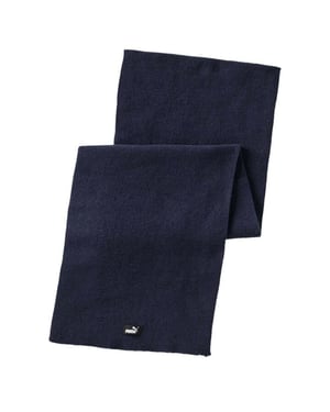 Puma Long Knit Navy Scarf