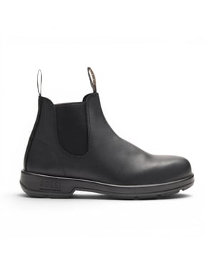 Rossi 404 Black Leather Outdoor Chelsea Boots - Spinifex