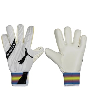 Puma Ultra Grip 1 Hybrid Pro Cat Logo Mens Goalkeeper Gloves