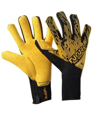 Puma Future Grip 5.1 Hybrid Mens Yellow/Black Goalkeeper Gloves
