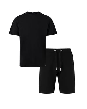 Luke 1977 Men's Logic T-Shirt and Short Set in Black