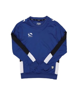 Sondico Venata långärmad sweatshirt för barn/ungdomar (Royal Blue/Navy/Vit)
