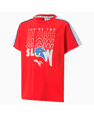 Puma x Sega Kids Red T-Shirt