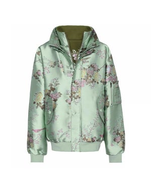Puma x Rihanna Fenty Womens Green Reversible Jacket