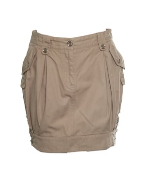 Dolce & Gabbana, beige kjol med knappar