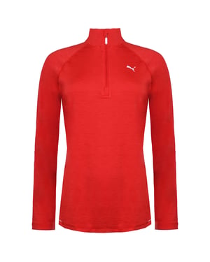 Puma Core-Run Womens Red Running Top