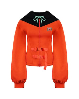 Puma x Rihanna Fenty Womens Orange Track Jacket