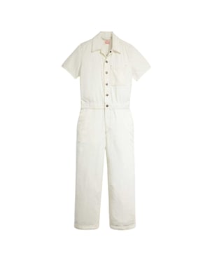 Levi's Dames Heritage Col Regular Jumpsuit (Off White)