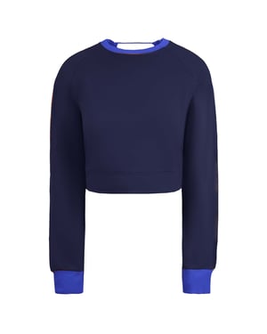 Puma x Rihanna Fenty Womens Navy Laced Sweatshirt