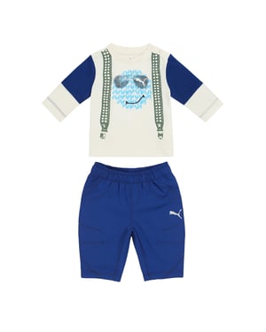 Puma Story Kids White/Navy Set