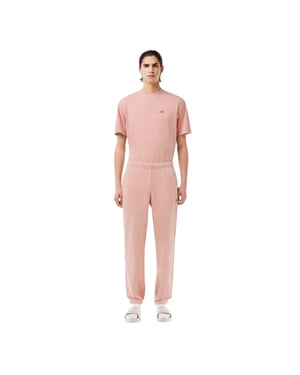 Lacoste Heren Trainingspak Bodems (Roze Melange)