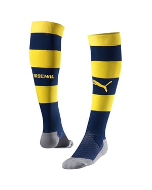 Puma Arsenal AFC 2014/2015 Kids Yellow/Blue Football Socks