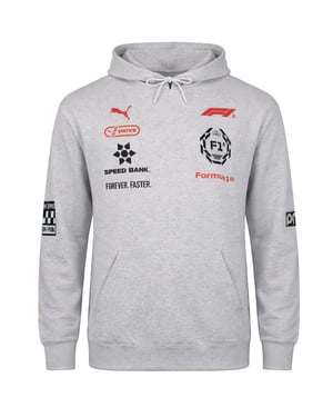 Puma F1 Racing Mens Grey Hoodie