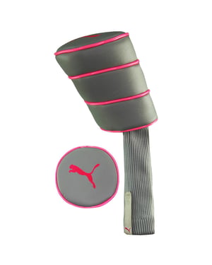 Puma Grey/Pink Golf Driver Head Covers