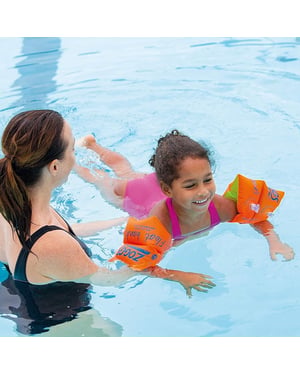 Zoggs Baby Swimming Armbands (Orange/Green)