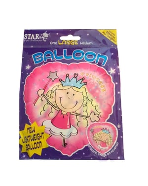 Star Little Girl Foil Balloon (Pink)