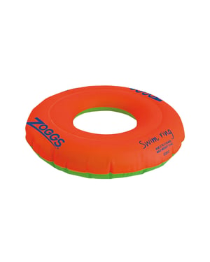 Zoggs Childrens/Kids Inflatable Ring (Orange/Green)