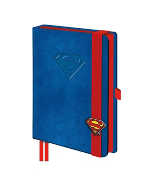 DC Comics Luxe Superman Anteckningsbok (Blå/Röd)