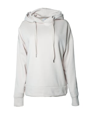 Gesloten, beige hoodie