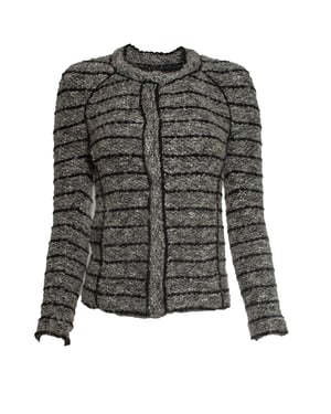 Isabel Marant Étoile, grå och svart tweedkavaj