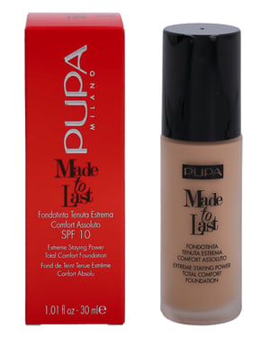 Pupa Made To Last Totale Comfort Foundation SPF10