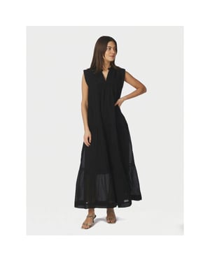 Neo Noir veana s voile maxi dress 169064 100 black