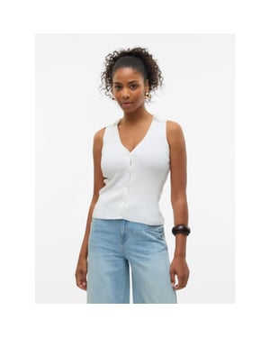 Vero Moda Vmwillow sl v-neck polo top