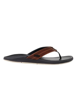Reef Leather bruin heren slipper