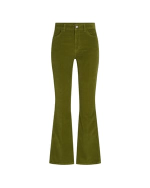 King Louie Tammy flared baby cord posey green 10750
