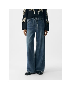 Object Rosie mid waist wide leg jeans
