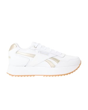Reebok Vlakke sportschoenen voor dames met Glide Ripple Mesh-ontwerp (Wit/Zand)