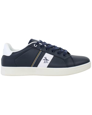 Penguin Steadman Retro Mens Navy Trainers