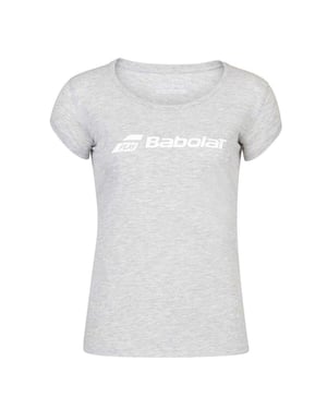 Babolat Dames/Dames Logo Ronde Hals Regular T-shirt (Grijs Heather)