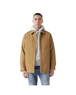 Levis Över skjorta i mönstrad corduroy för män från Bryant (Hermelin)