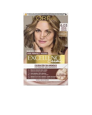 Excellence Creme Ammoniakvrije Haarkleur Met Microkeratine #6.03 - Lichtbruin 1 Stuk