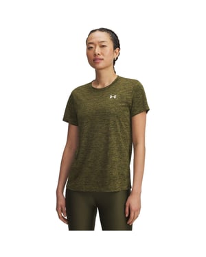 Under Armour Twist T-shirt met korte mouwen voor dames (Groen)