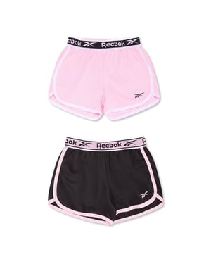 Girls Reebok Mesh Shorts in Black