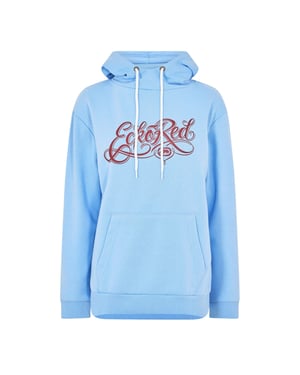 Ecko Hoodie met ‘Scarlett’-opschrift voor dames, reguliere pasvorm (Vista Blauw)